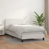Image de vidaXL Sommier à lattes et matelas 80x200 cm - Blanc