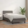 Image de VIDAXL Sommier à lattes avec matelas - Gris 80x200 cm