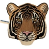 Image de Doing Goods Tapis tête de tigre Rajah L - 1.45.10.071.080.5