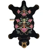 Image de Doing Goods Tapis ours noir fleuri XL - 1.45.10.093.900.6