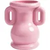 Image de Vase en grès rose 23x18x26,5 cm Amfora - &Klevering
