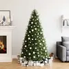 Image de VidaXL Boules de Noël 111 pcs - Blanc et Gris