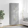 Image de vidaXL Buffet haut - Gris béton
