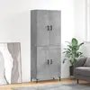 Image de vidaXL Buffet haut - Gris béton