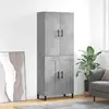 Image de vidaXL Buffet haut - Gris Béton
