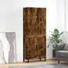 Image de vidaXL Buffet haut Chêne fumé 180 cm - Bois d'ingénierie