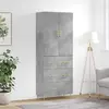 Image de VIDA-XL Buffet haut - Gris béton
