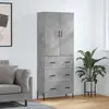 Image de vidaXL Buffet haut - Gris Béton