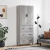Image de vidaXL Buffet haut - Sonoma gris