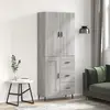 Image de vidaXL Buffet haut Sonoma gris