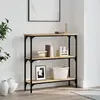 Image de vidaXL Table console Chêne Sonoma 75x22,5x75 cm Bois d'ingénierie
