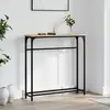 Image de vidaXL Table console Chêne Sonoma 75x19,5x75 cm Bois d'ingénierie