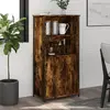 Image de vidaXL - Buffet haut Chêne Fumé