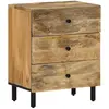 Image de vidaXL Table de chevet - Bois de manguier