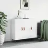 Image de vidaXL Buffet - Blanc brillant