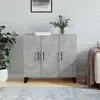 Image de vidaXL Buffet - Gris béton