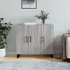Image de Vidaxl Buffet 90x34x80 cm - Sonoma Gris