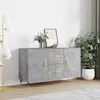 Image de VIDAXL Buffet gris béton 100x36x60 cm