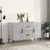 Image de vidaXL Buffet - Gris béton 100x36x60 cm