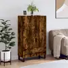 Image de vidaXL Buffet haut - Chêne fumé