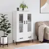 Image de vidaXL Buffet haut - Blanc