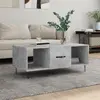 Image de vidaXL Table Basse - Gris Béton
