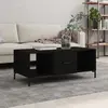 Image de VidaXL Table basse 102x50 cm - Noir