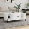 Image de vidaXL - Table basse 102x50 cm - Blanc