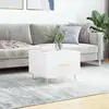 Image de Vidaxl Table basse Blanc 50x50x40 cm