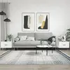 Image de VIDAXL Tables basses 2 pcs - Blanc 50x50x40 cm