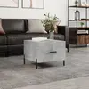 Image de VidaXL Table Basse 50x50x40 cm Gris Béton