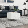Image de VidaXL Table basse blanc 50x50x40 cm