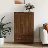 Image de vidaXL Buffet haut chêne marron