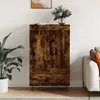 Image de VIDAXL Buffet haut chêne fumé 69,5x31x115 cm