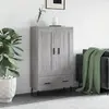 Image de VIDAXL Buffet haut sonoma gris 69,5x31x115 cm