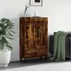Image de vidaXL Buffet haut Chêne fumé 69,5x31x115 cm