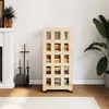 Image de vidaXL Porte-bûches avec roulettes 40x49x110 cm bois massif de pin