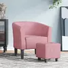 Image de VidaXL Chaise cabriolet rose