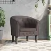 Image de vidaXL Chaise Cabriolet - Marron similicuir