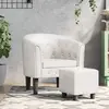 Image de vidaXL Chaise cabriolet - Blanc