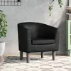 Image de VIDAXL Fauteuil noir similicuir