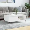 Image de vidaXL Table Basse - Blanc - 90x60x35 cm
