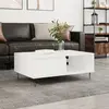 Image de VIDAXL Table basse Blanc - 90 x 60 x 35 cm