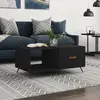 Image de VidaXL Table basse 90x50x40 cm - Noir