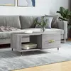 Image de vidaXL Table basse sonoma gris - Bois d'ingénierie