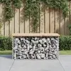 Image de VIDAXL Banc de jardin Gabion Pin