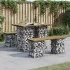 Image de VIDAXL Banc design gabion - Bois de pin