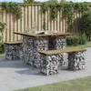 Image de VIDAXL Banc de jardin design gabion - Pin imprégné