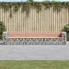 Image de vidaXL Banc jardin gabion 347x71x65,5 cm