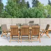 Image de vidaXL Chaises inclinables, lot de 8